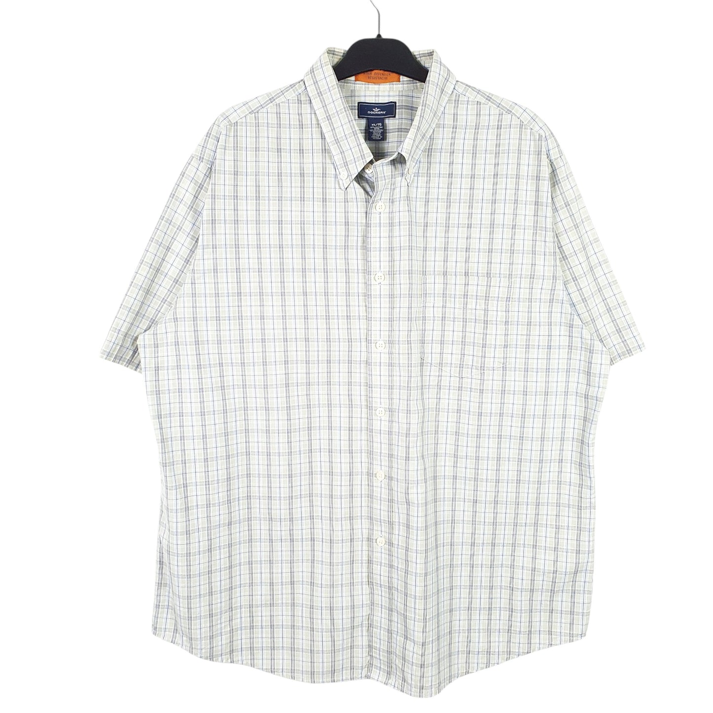 Mens Green Dockers  Short Sleeve Shirt