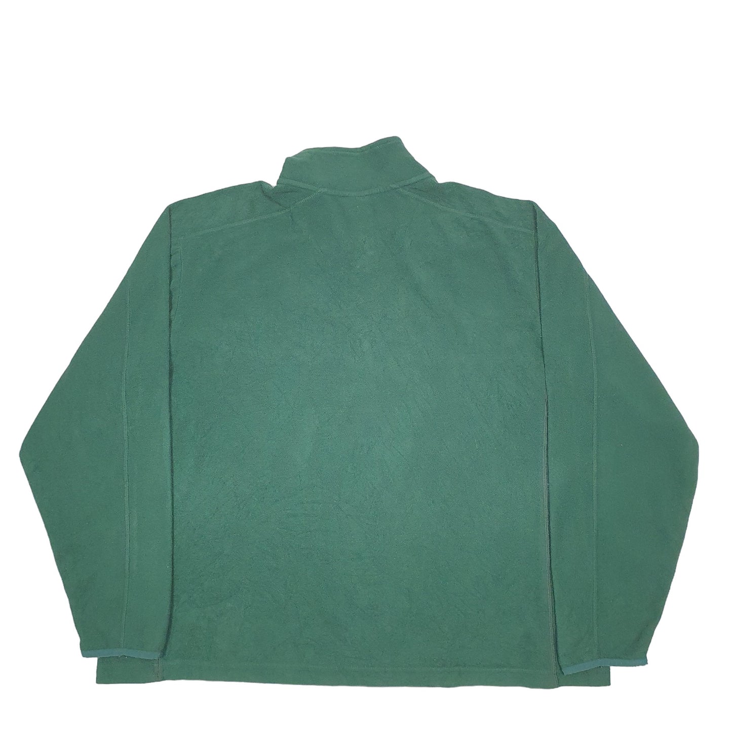 Mens Green Champion  Quarter Zip Jumper