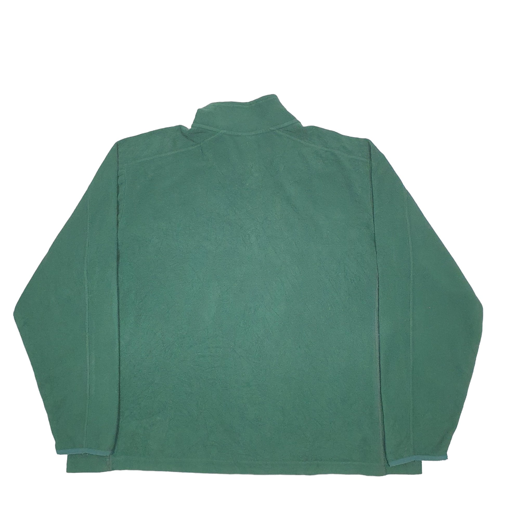 Mens Green Champion  Quarter Zip Jumper