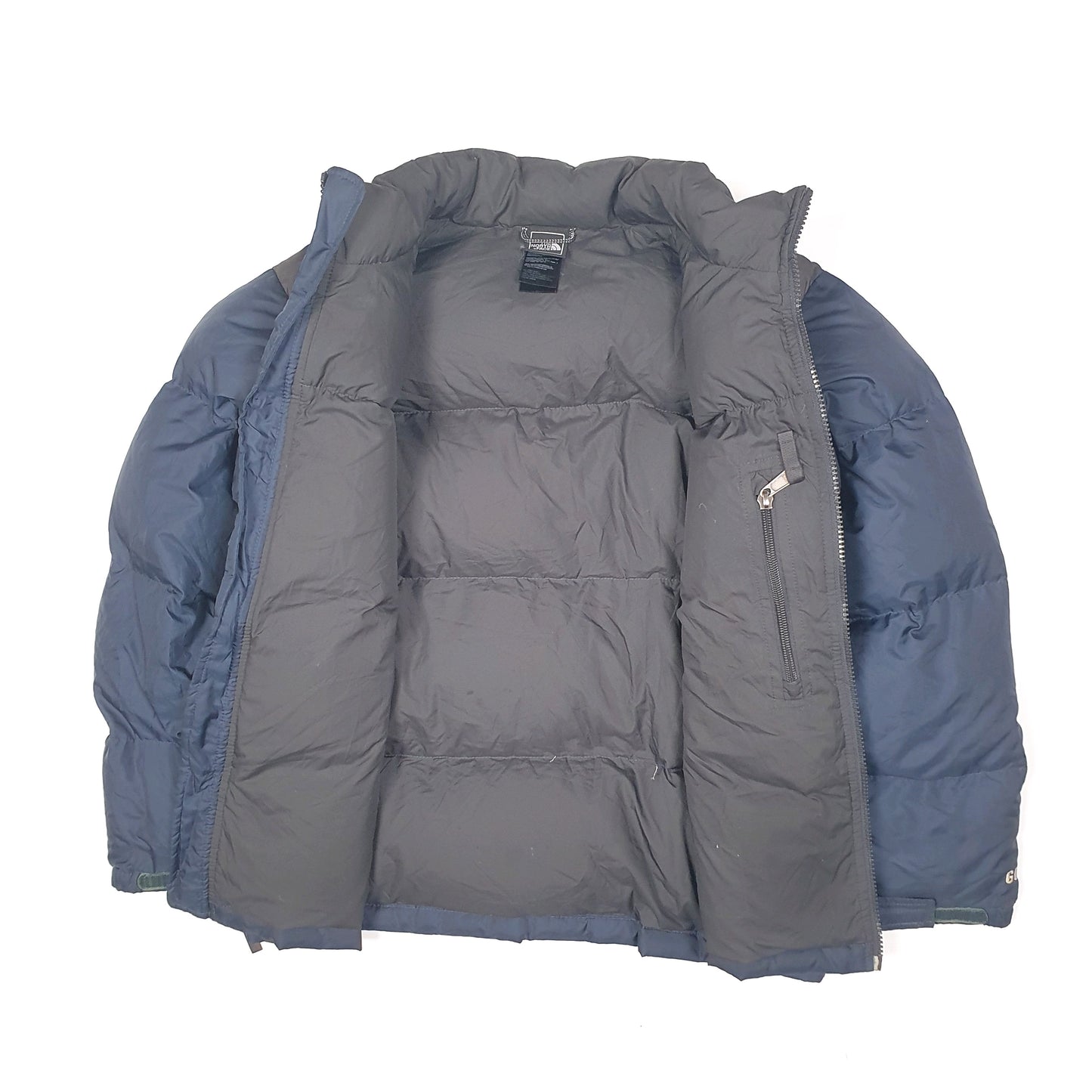 Womens Navy The North Face Nuptse 600  Coat