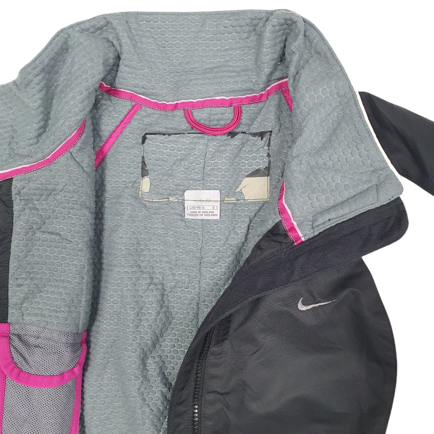 Mens Black Nike Windbreaker Vintage 2000s  Coat