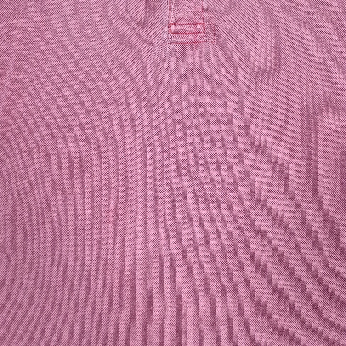 Mens Pink White Stuff  Short Sleeve Polo Shirt