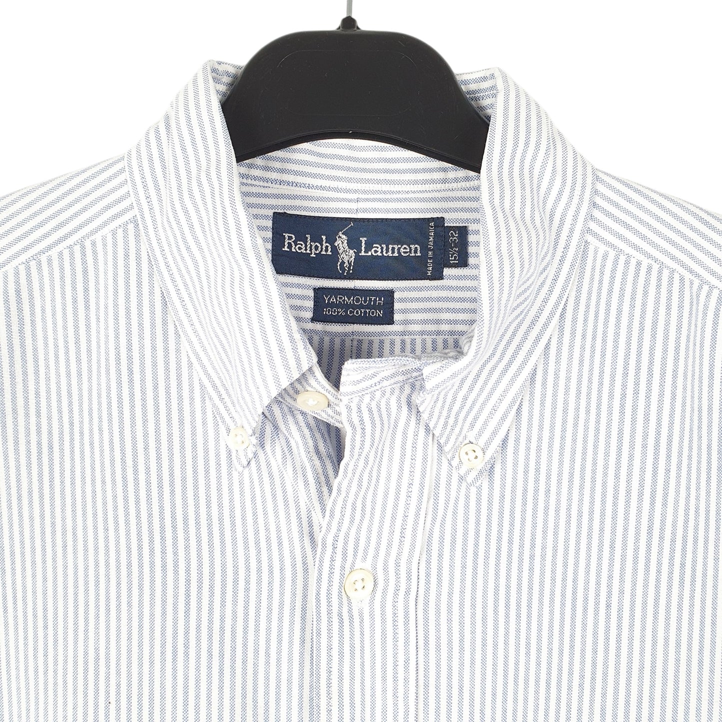 Mens White Ralph Lauren Oxford Long Sleeve Shirt
