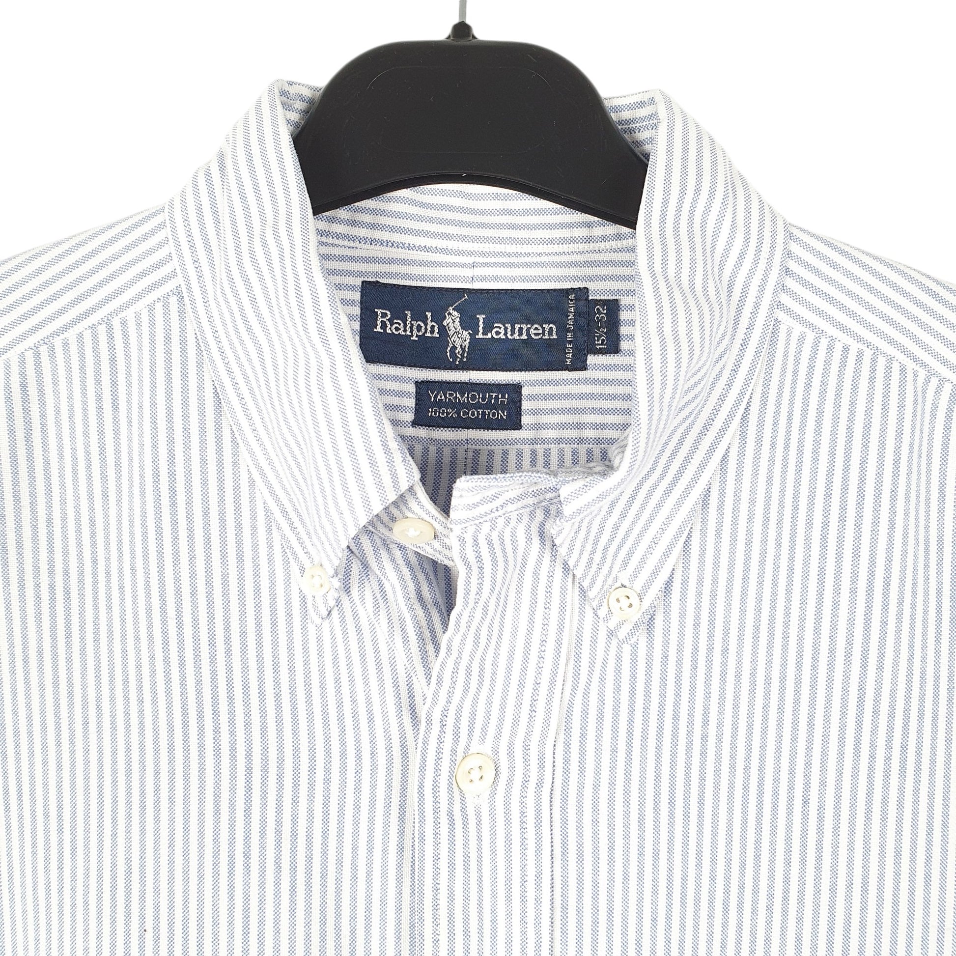 Mens White Ralph Lauren Oxford Long Sleeve Shirt