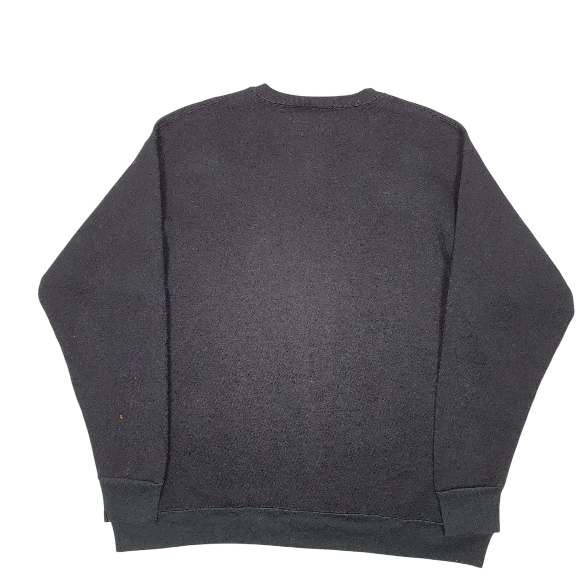 Mens Black Planet Hollywood Vintage New Orleans Made In USA Spellout Crewneck Jumper