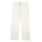 Mens White Levis 514 Corduroy Trousers