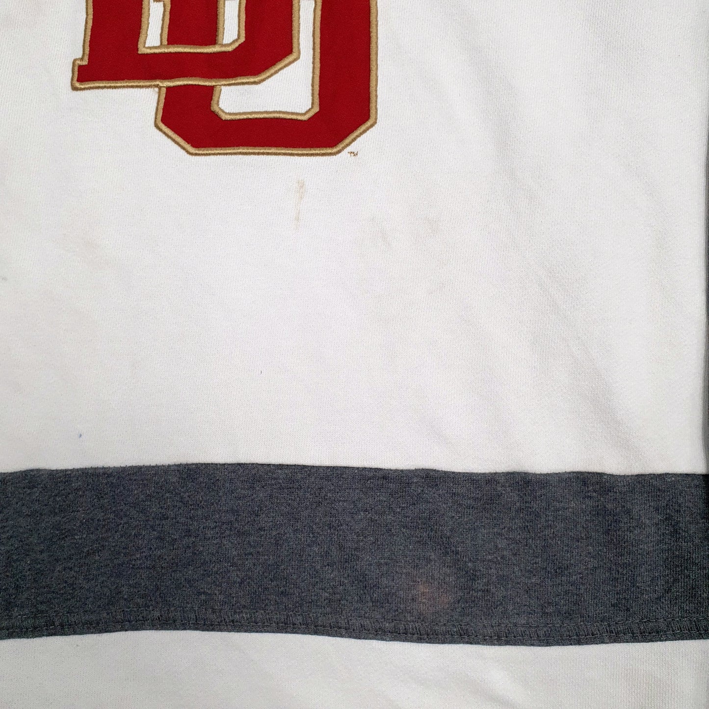 Mens Grey Champion Heritage Denver Pioneers Hockey Hoodie Jumper