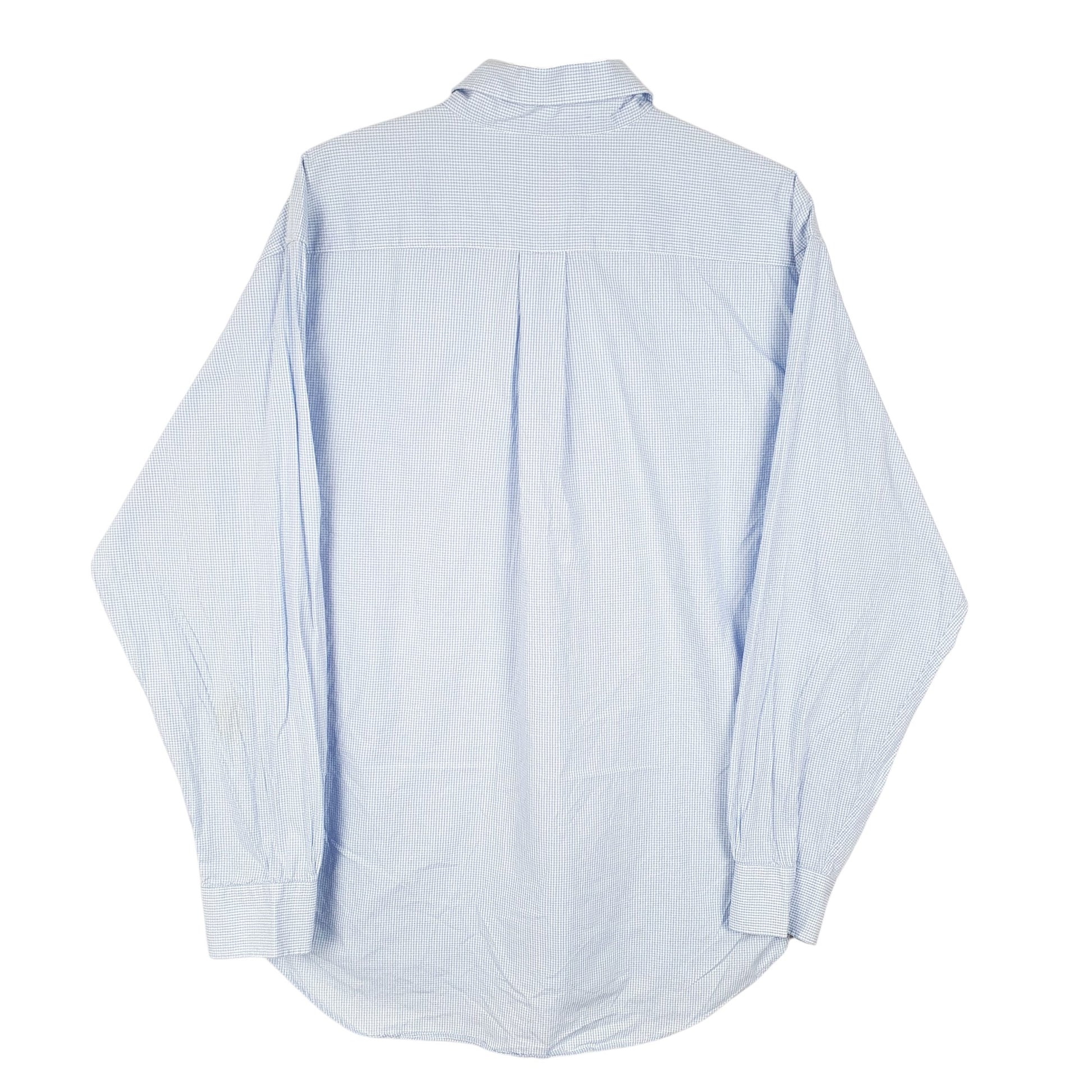 Mens Blue Brooks Brothers  Long Sleeve Shirt