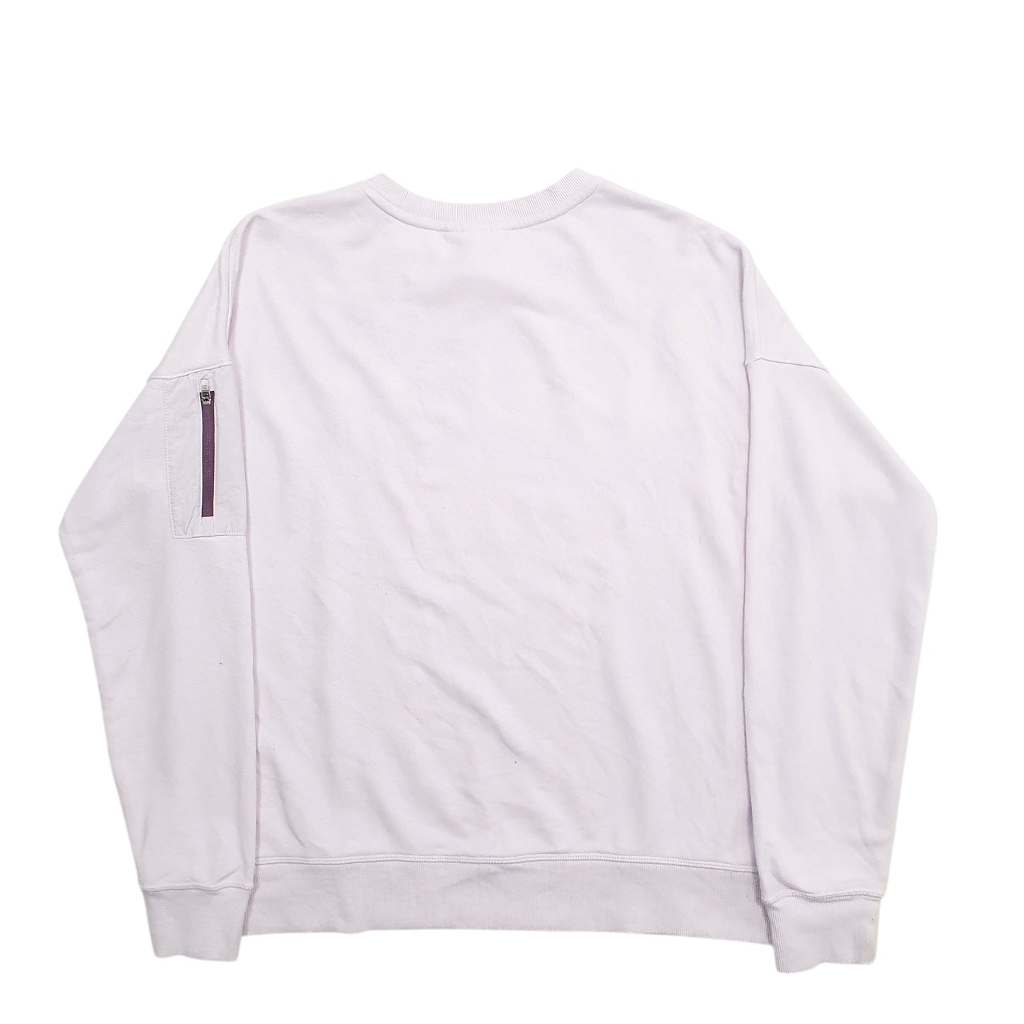 Womens Pink Reebok Spellout Crewneck Jumper