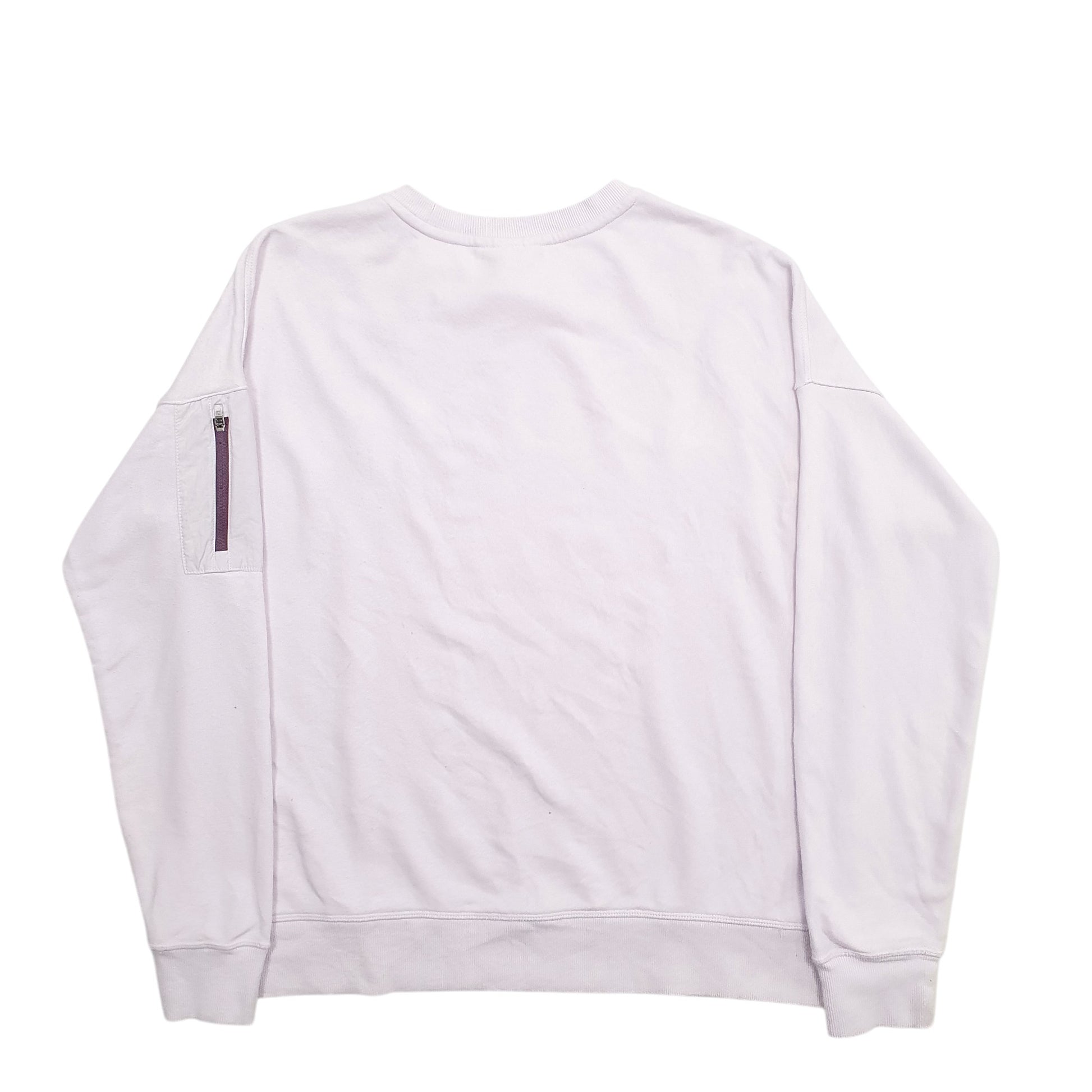 Womens Pink Reebok Spellout Crewneck Jumper