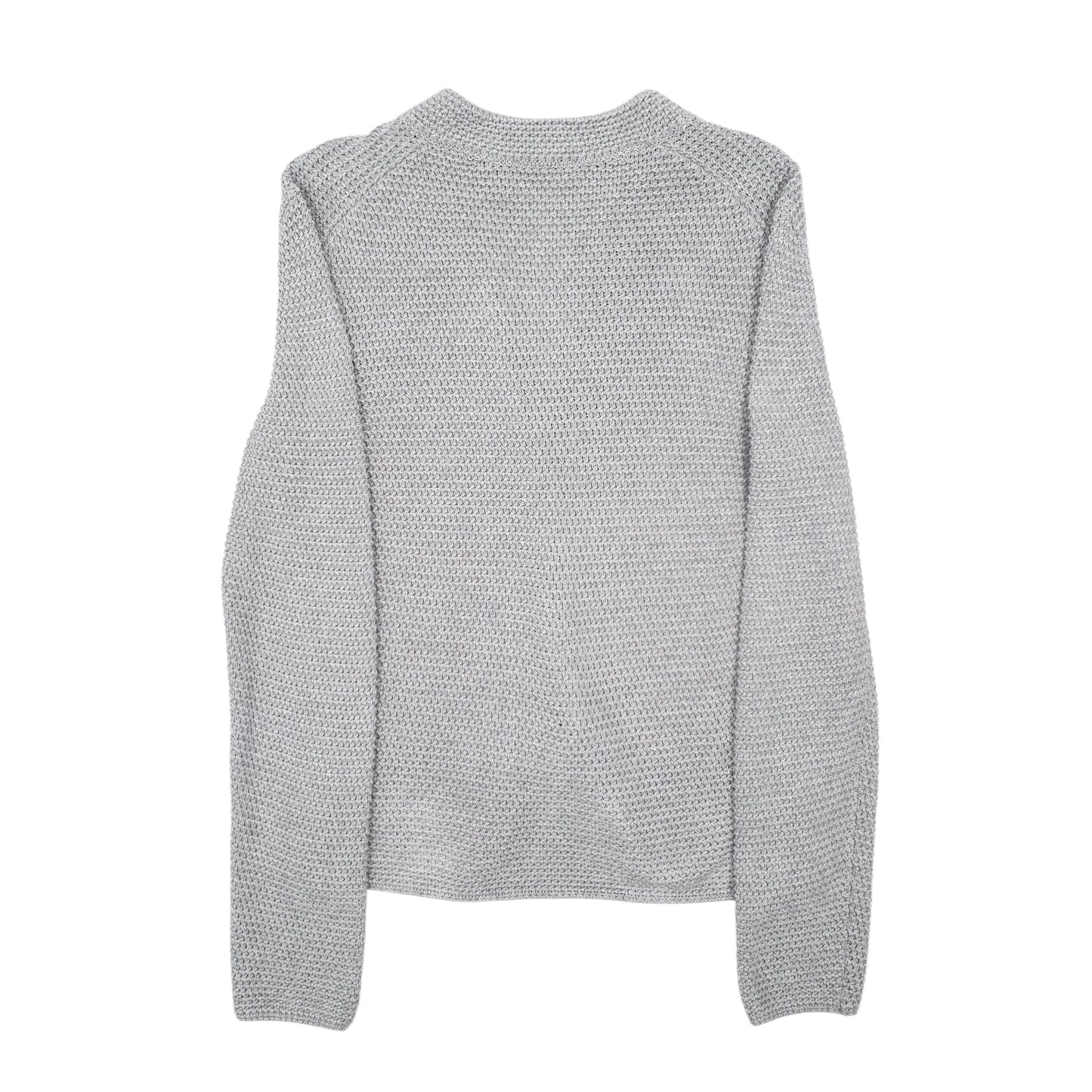 Womens Grey United Colors Of Benetton Knit Cardigan Jumper