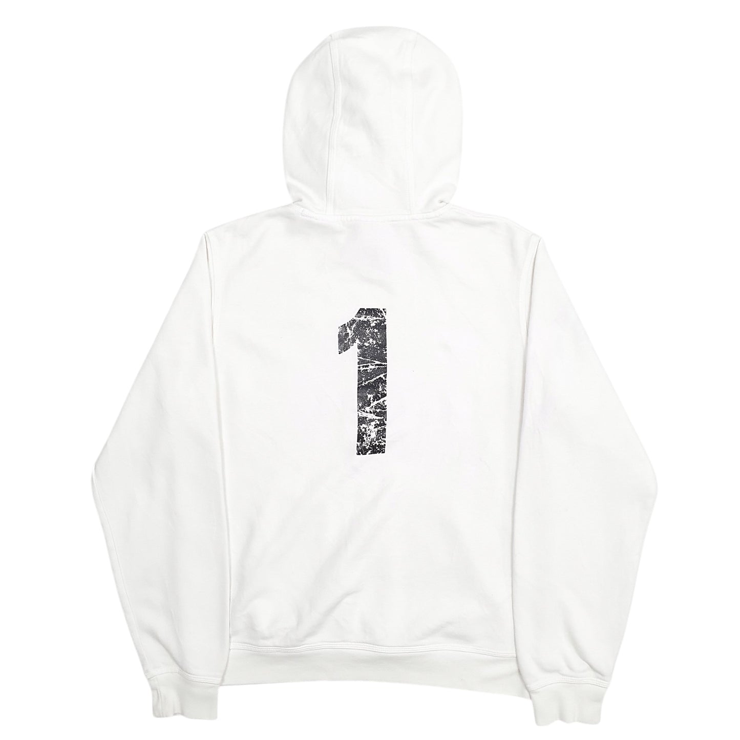 Mens White Nike Crossfire Seattle Spellout Hoodie Jumper