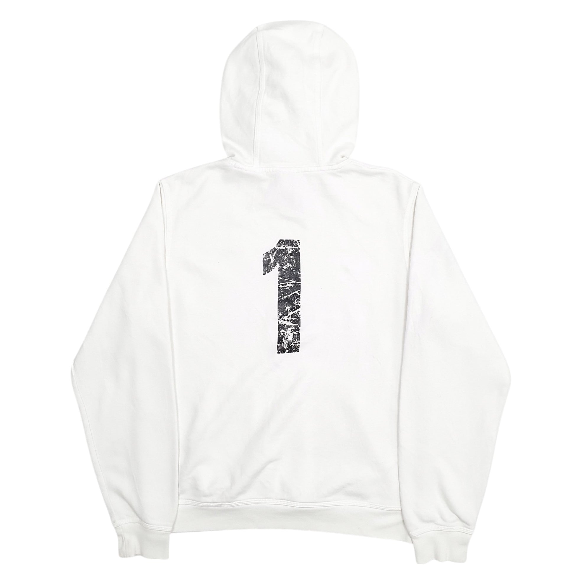 Mens White Nike Crossfire Seattle Spellout Hoodie Jumper