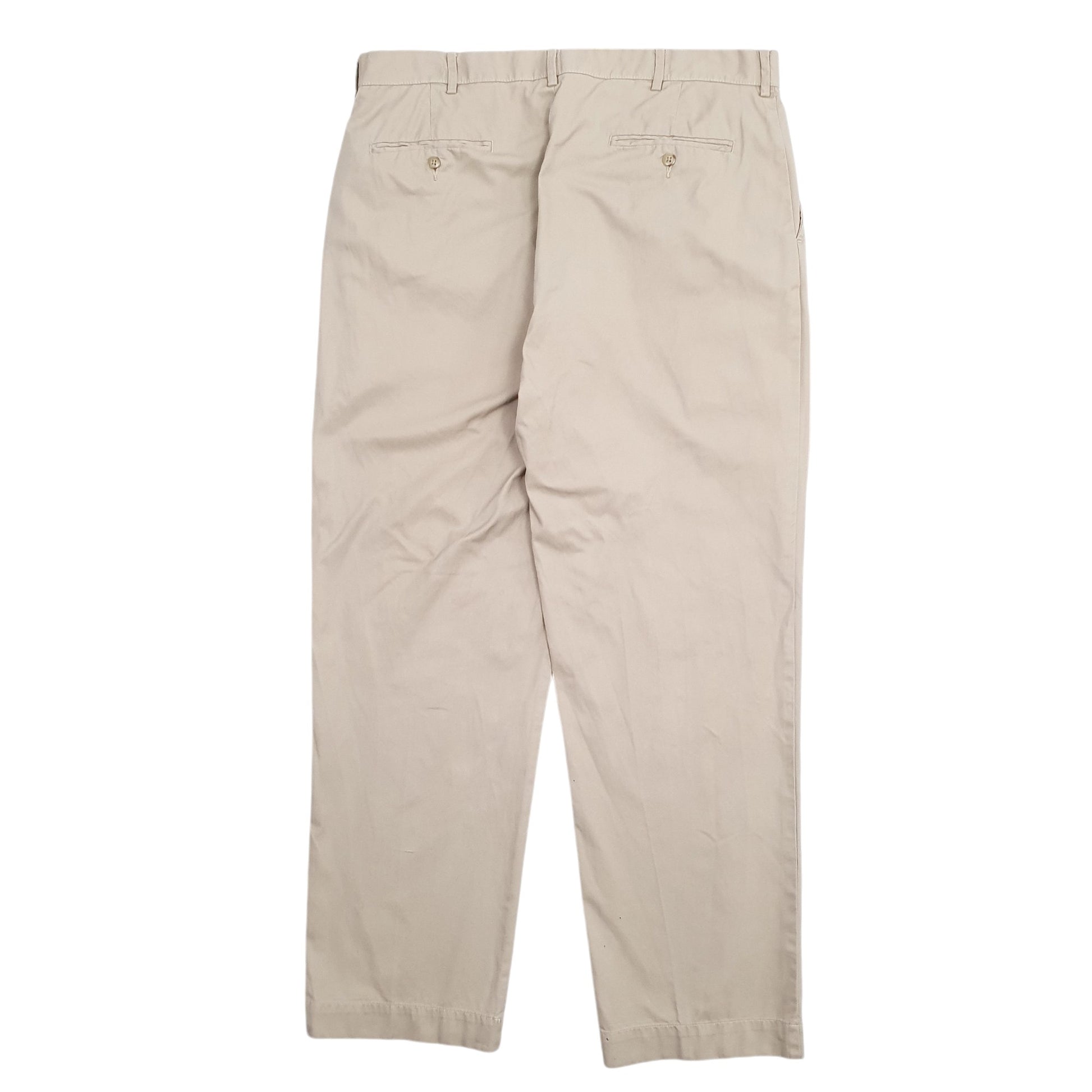 Mens Beige Polo Ralph Lauren Vintage 2000's Chino Trousers