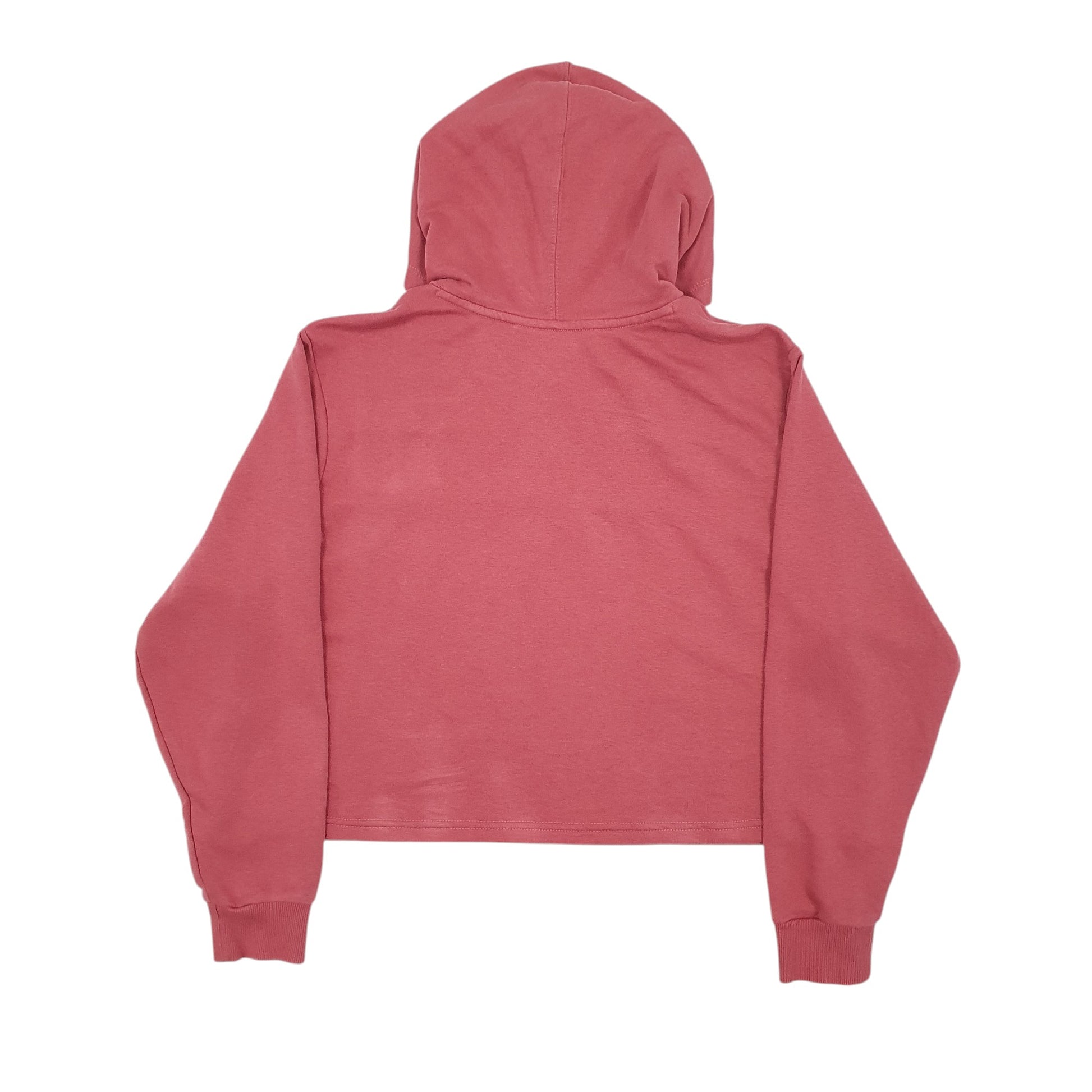 Womens Red Puma Croptop Hoodie Jumper
