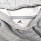 Mens Grey Adidas TSF Academy Hoodie Jumper