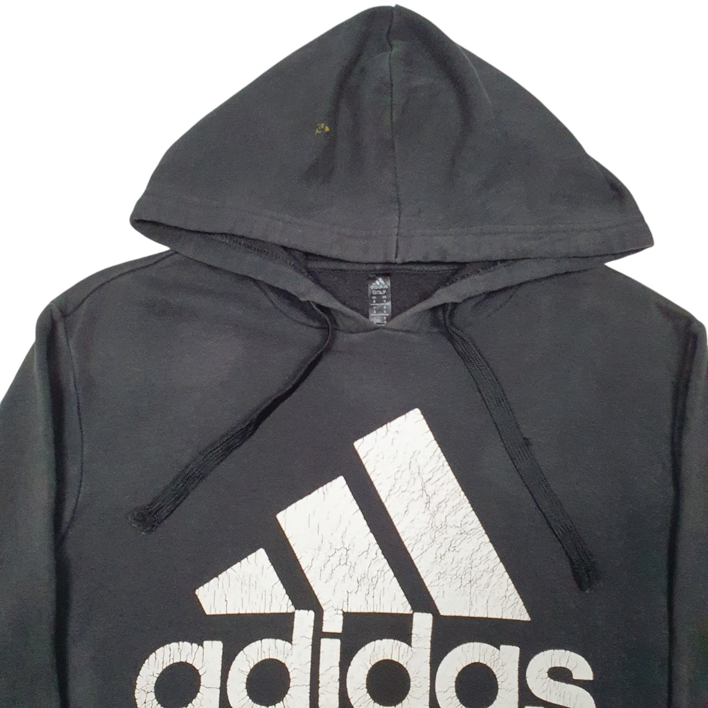 Mens Black Adidas Golf Spellout Hoodie Jumper