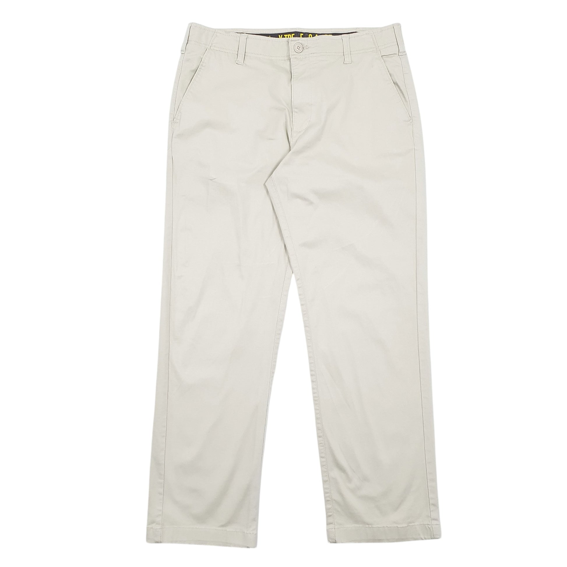 Mens Cream Lee X-treme Comfort Chino Trousers