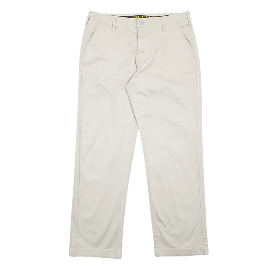 Mens Cream Lee X-treme Comfort Chino Trousers