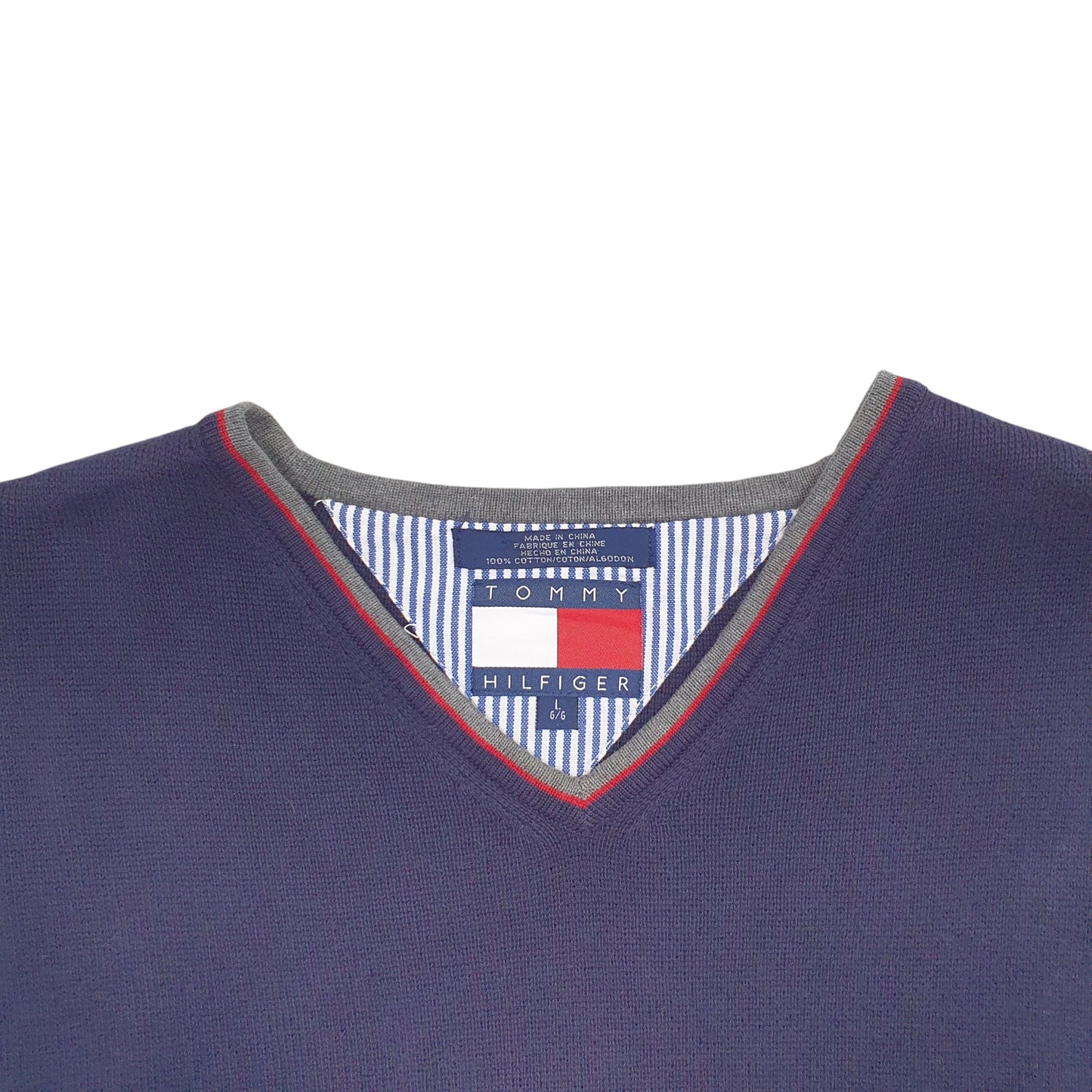 Mens Navy Tommy Hilfiger  Vest Jumper