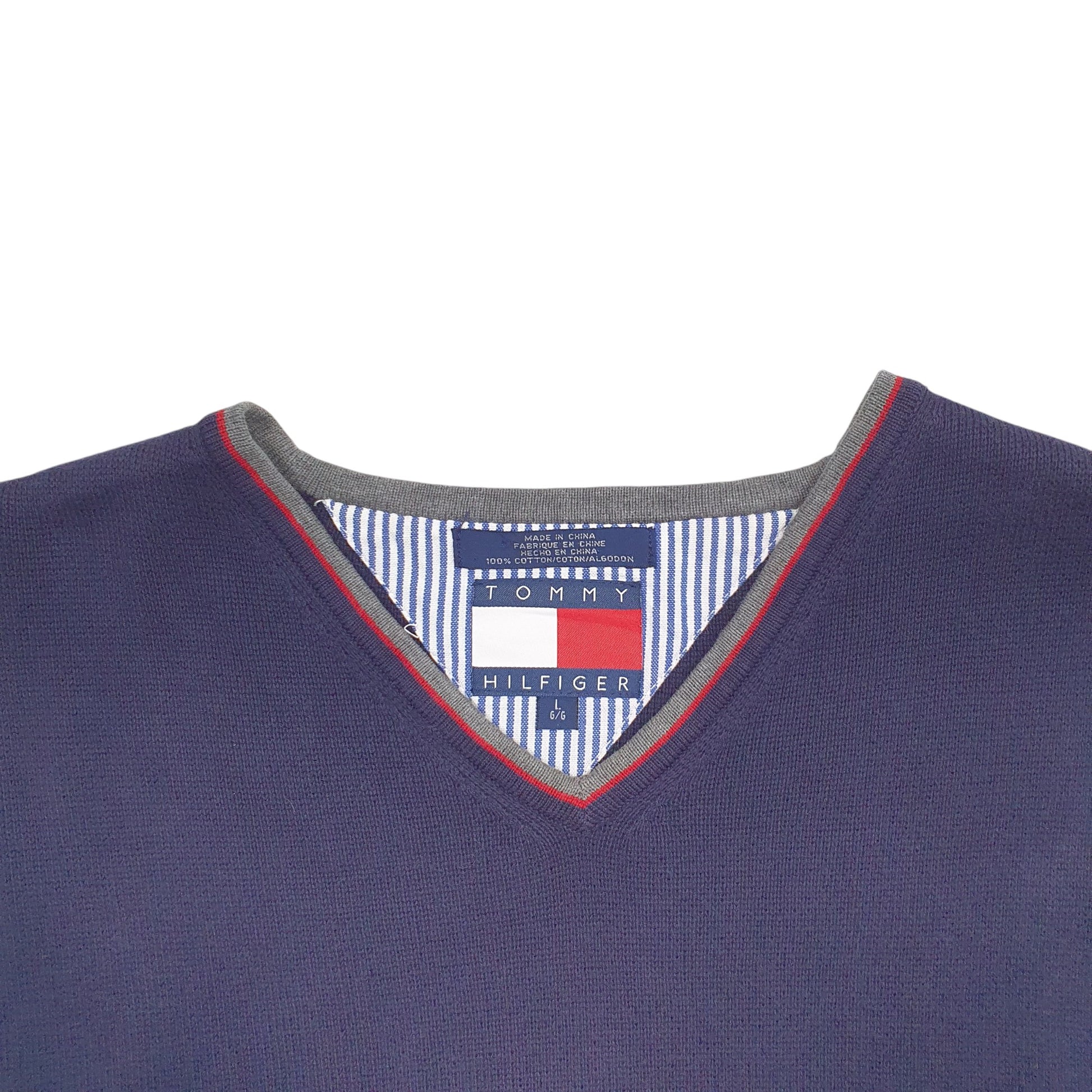 Mens Navy Tommy Hilfiger  Vest Jumper