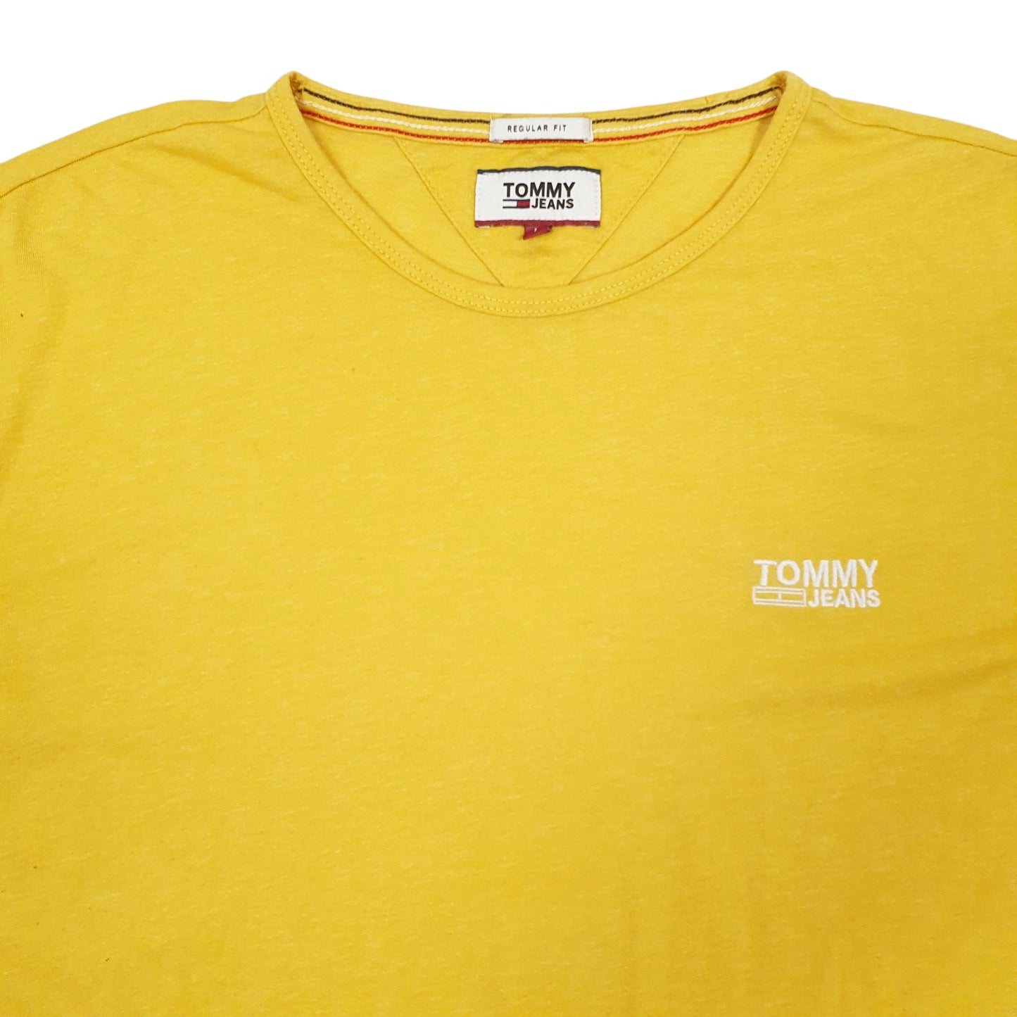 Mens Yellow Tommy Hilfiger  Short Sleeve T Shirt