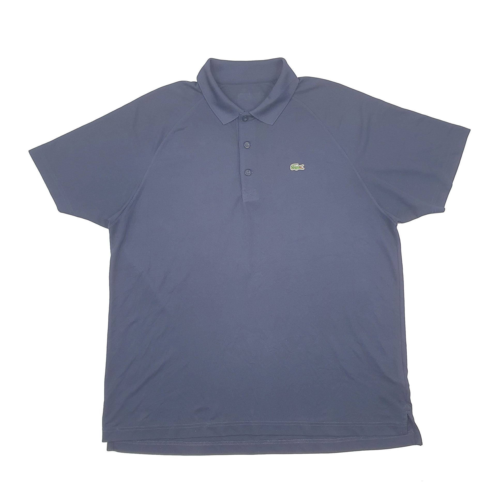 Mens Navy Lacoste Ultra Dry Short Sleeve Polo Shirt
