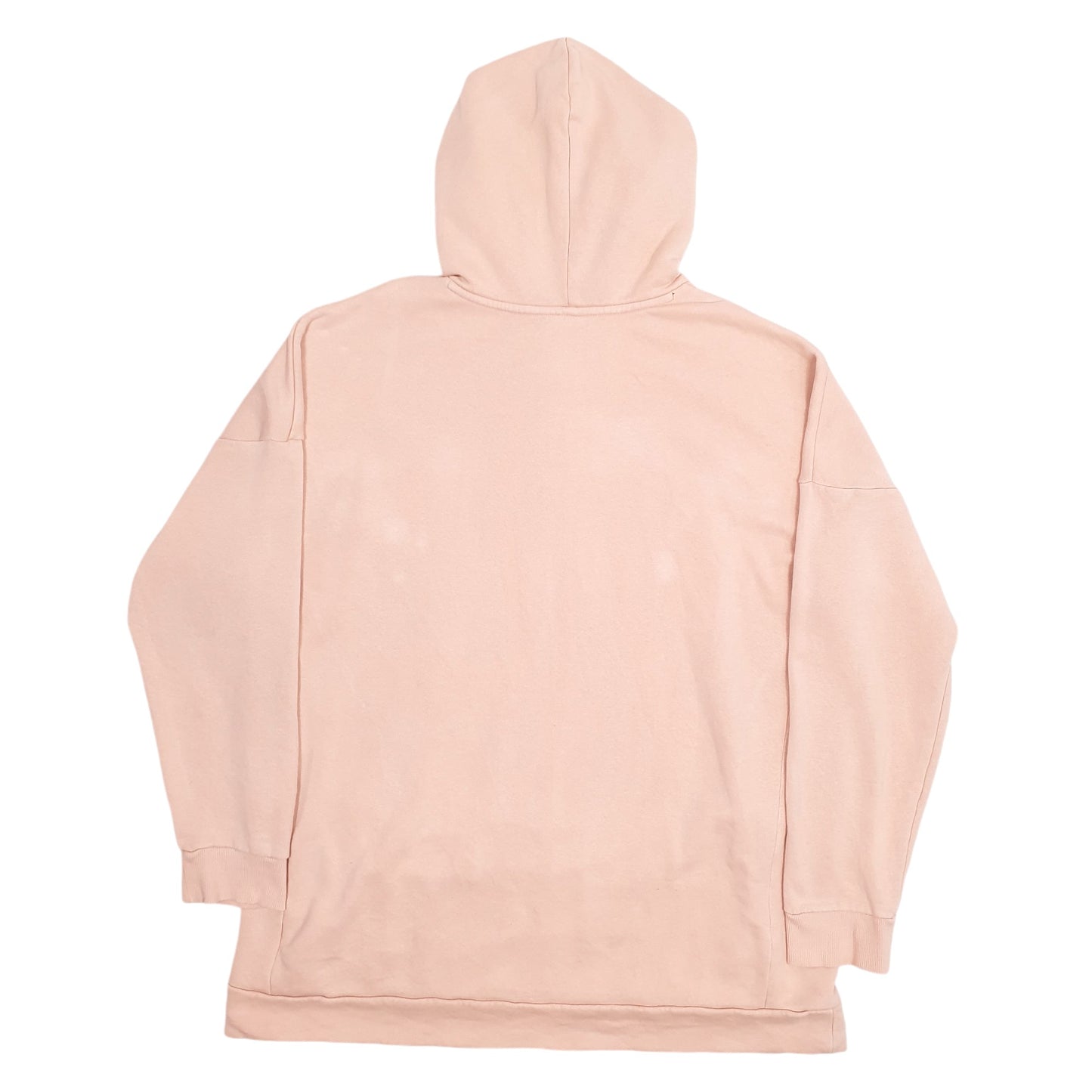 Mens Peach Adidas Spellout Hoodie Jumper