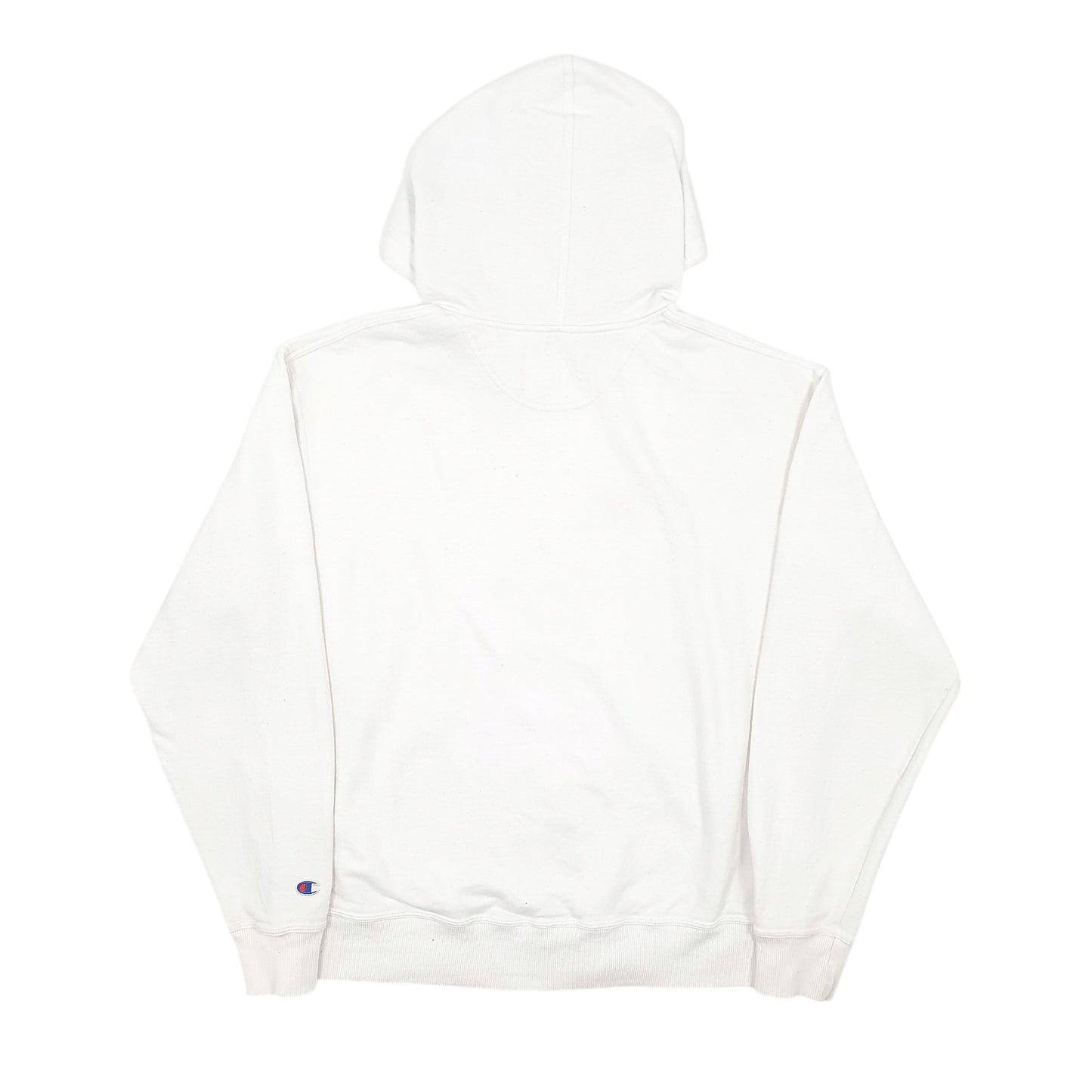 Mens White Champion  Hoodie Jumper