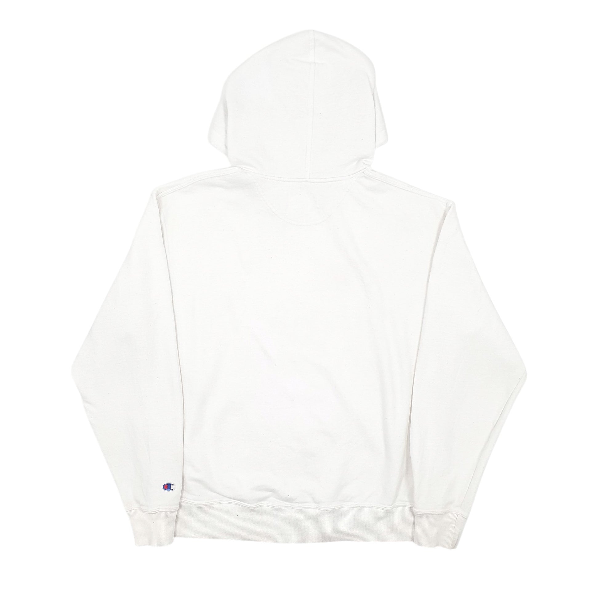 Mens White Champion  Hoodie Jumper