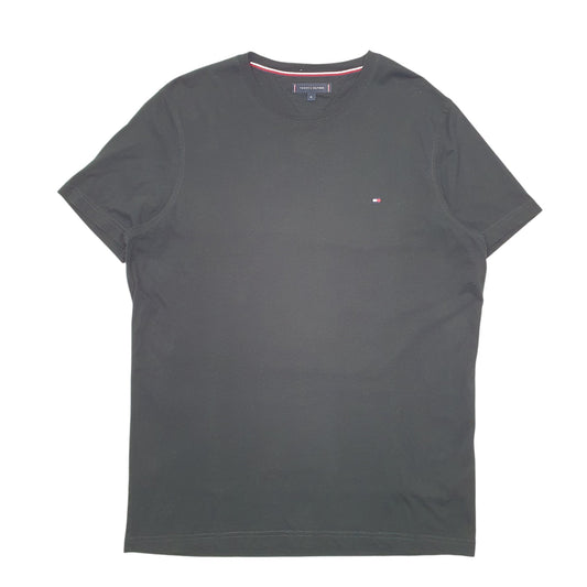 Mens Black Tommy Hilfiger  Short Sleeve T Shirt