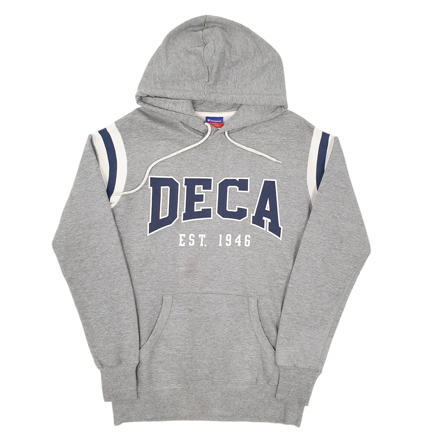Mens Champion Grey Hoodie Deca Jumper S – Bundl Clothing