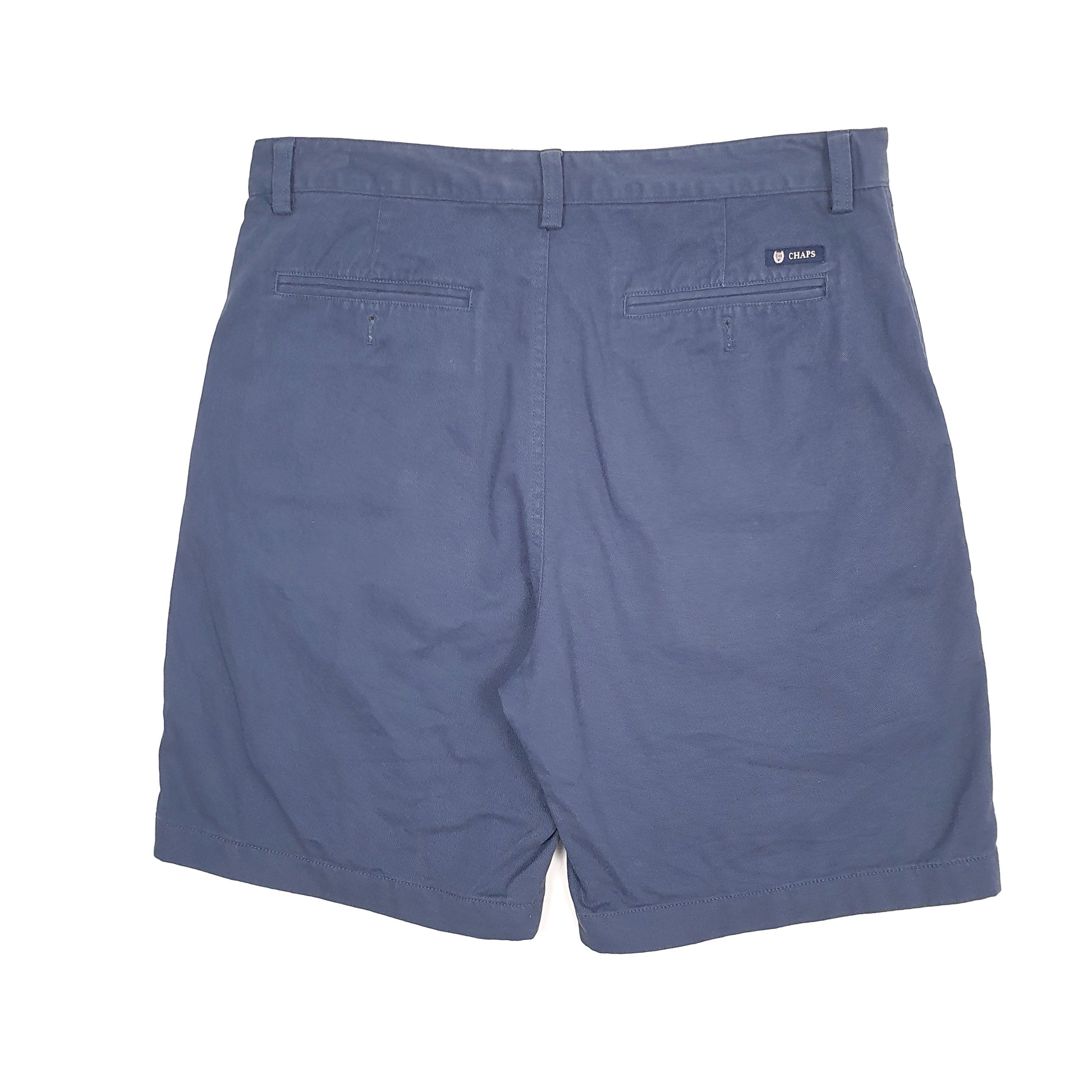 Mens Navy Chaps Deck Chino Shorts