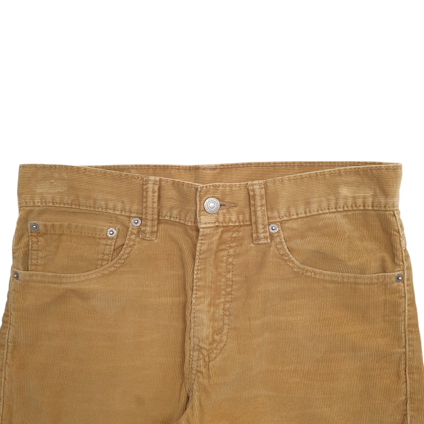 Mens Beige Levis 511 Corduroy Trousers