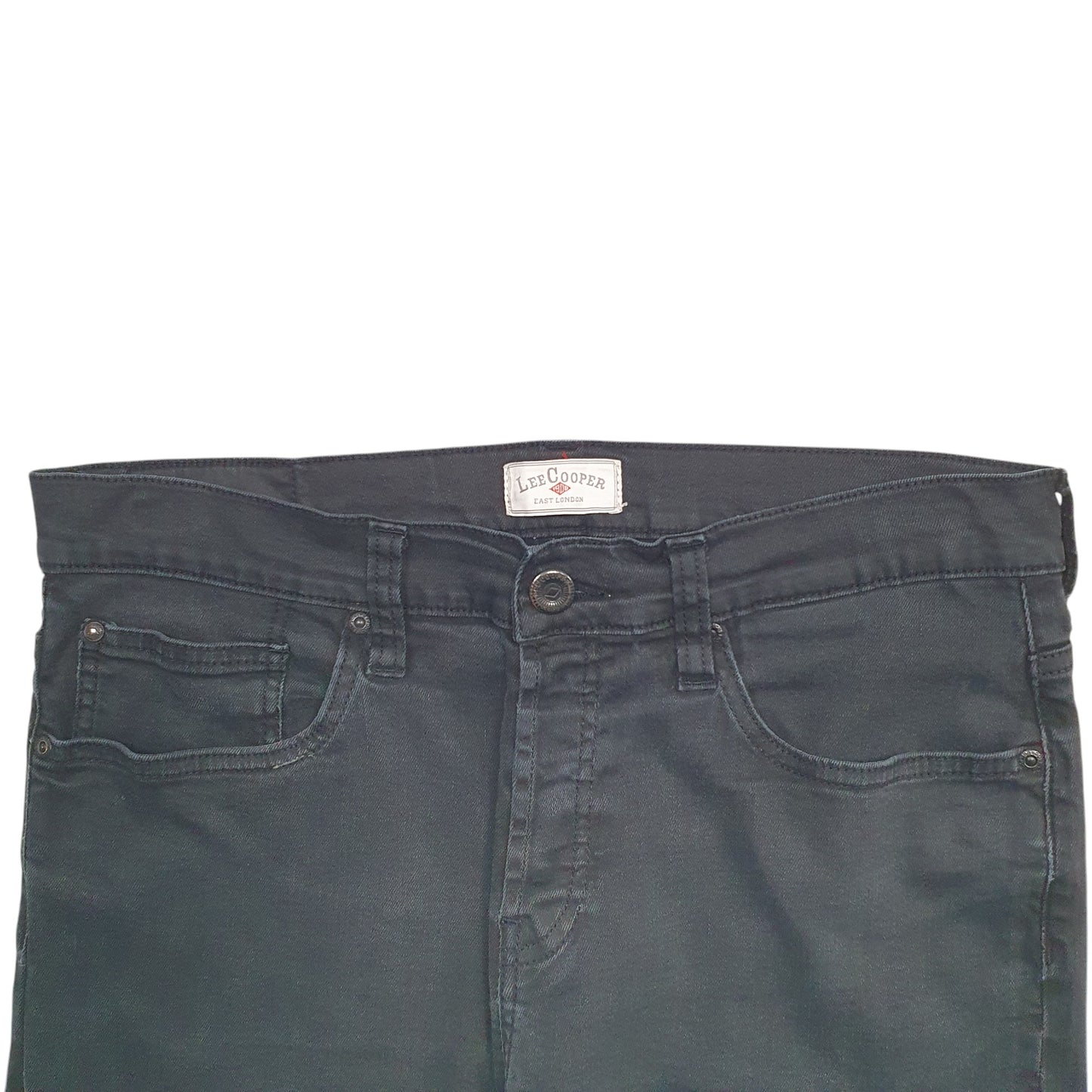 Mens Black Lee Cooper Stretch Fit Casual JeansW34 L32