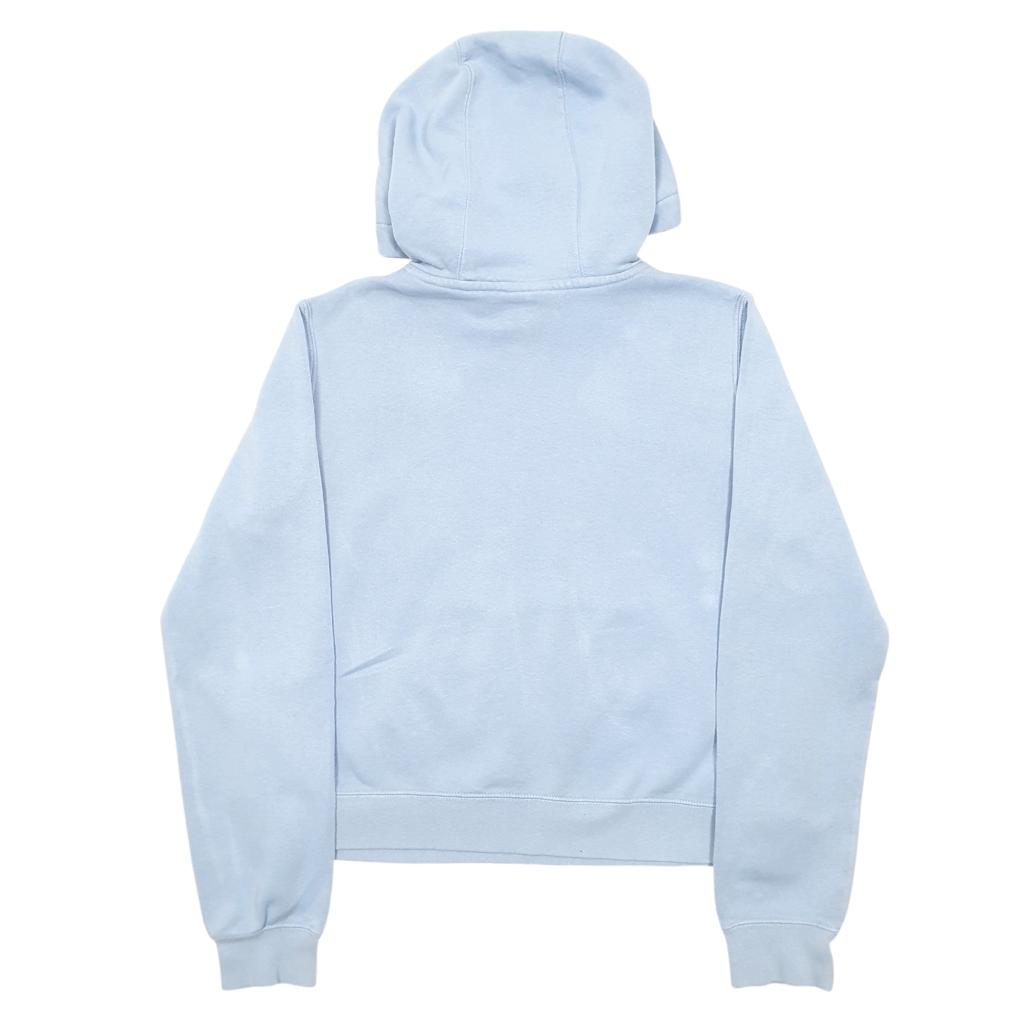 blue nike cropped hoodie