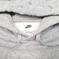 Mens Grey Nike Loose Baggy Hoodie Jumper