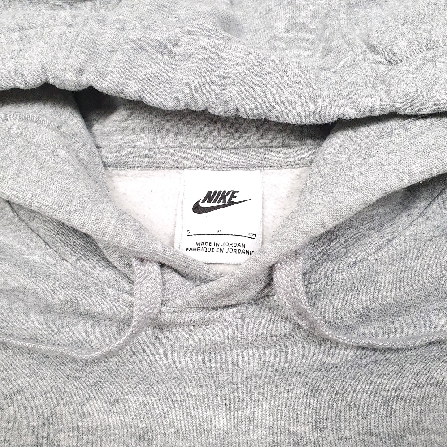 Mens Grey Nike Loose Baggy Hoodie Jumper