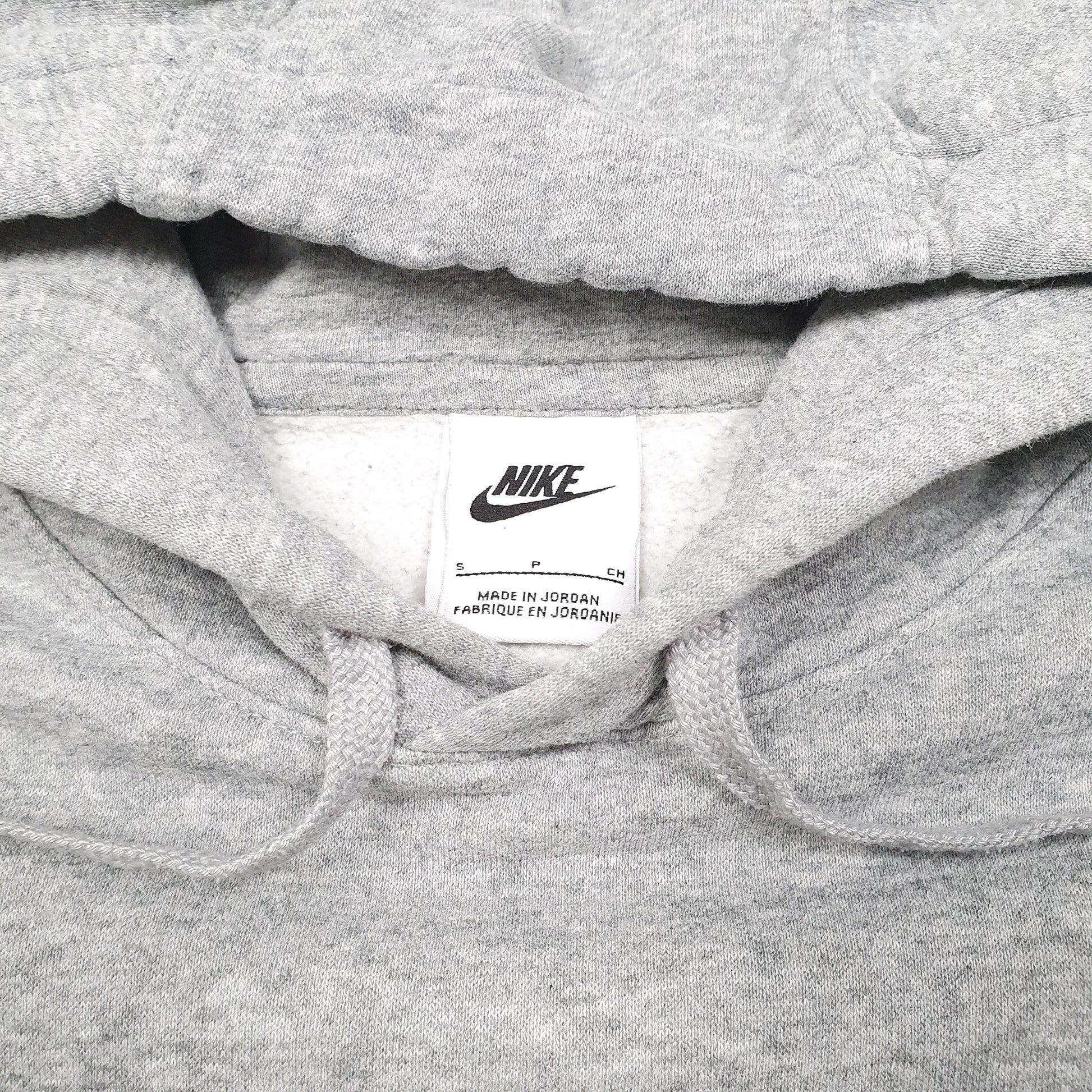 Mens Grey Nike Loose Baggy Hoodie Jumper