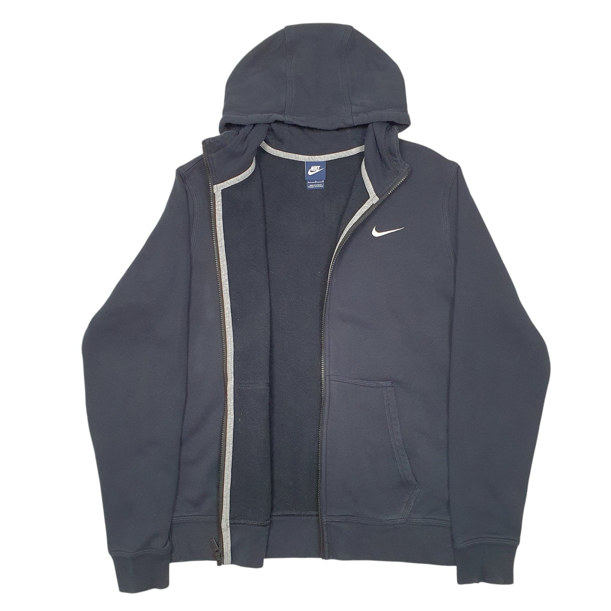 Mens Navy Nike Hoodie Full Zip Jumper