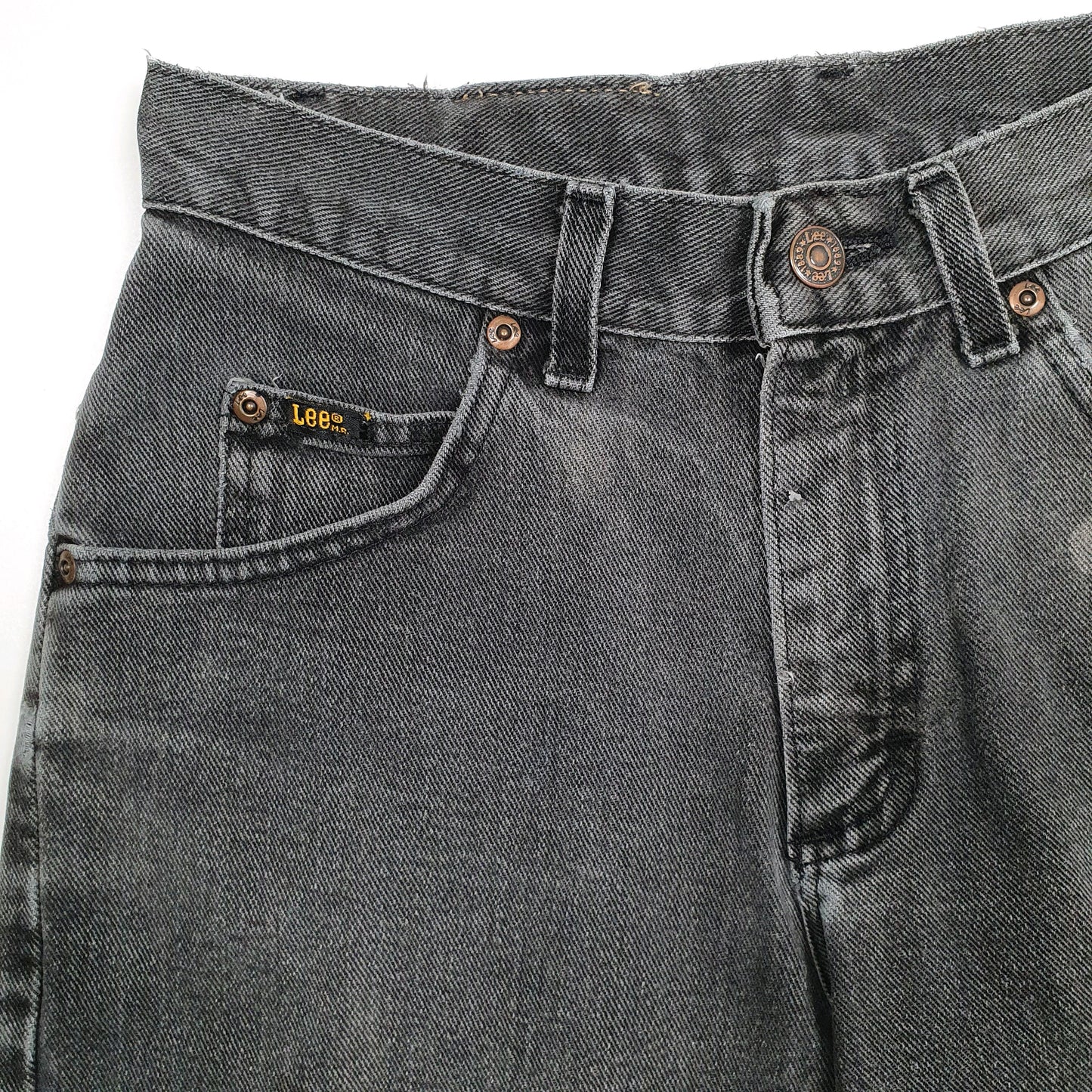 Mens Grey Lee  Denim Shorts