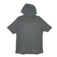 Mens Green Adidas Shortsleeve Hoodie Jumper