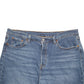 Womens Blue Levis 501 Jorts Denim Shorts
