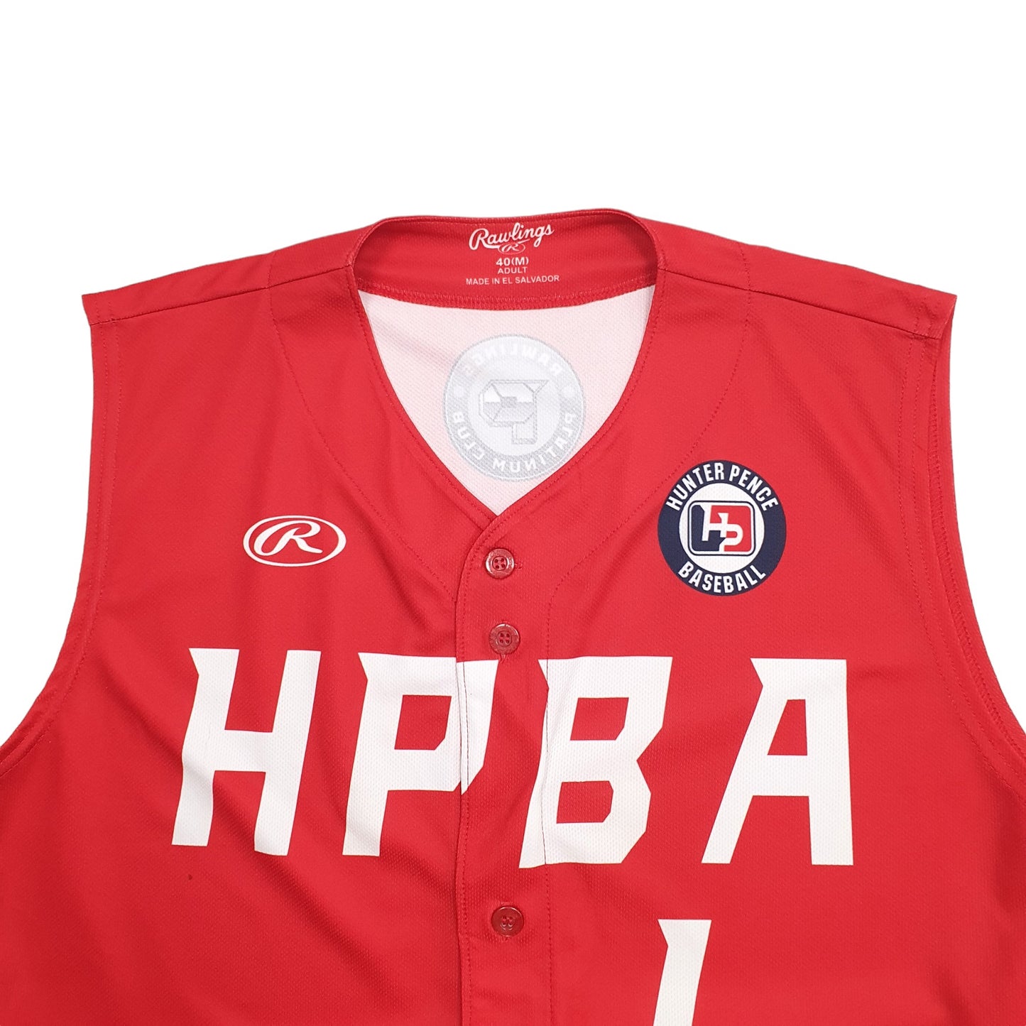 Mens Red Rawlings Basketball Jersey Hunter Pence Short Sleeve T Shirt