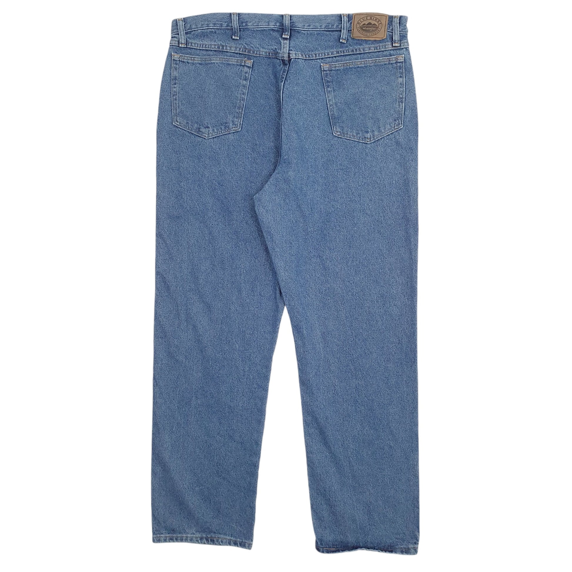 Mens Blue Wrangler Blue Ridge 35BRCAS JeansW40 L32
