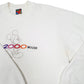 Mens White Disney Mickey Mouse 2000 Vintage Crewneck Jumper