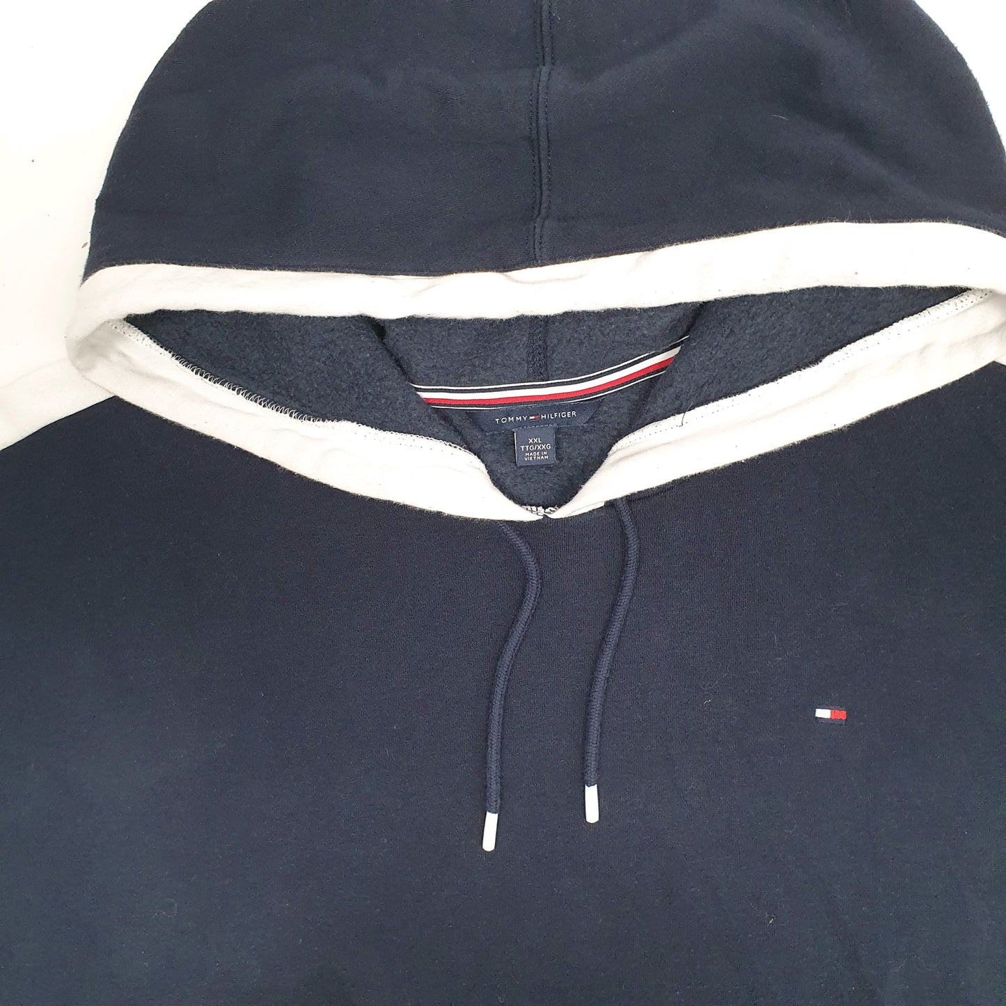 Womens Navy Tommy Hilfiger Lightweight Hoodie Jumper