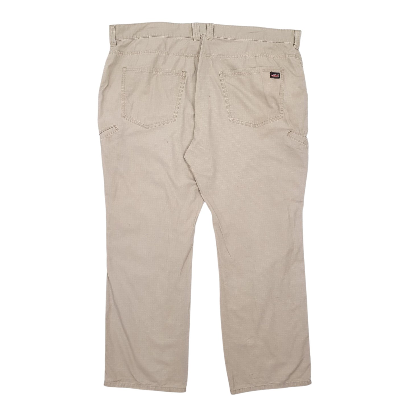 Mens Beige Dickies Rip-Stop Chino Trousers