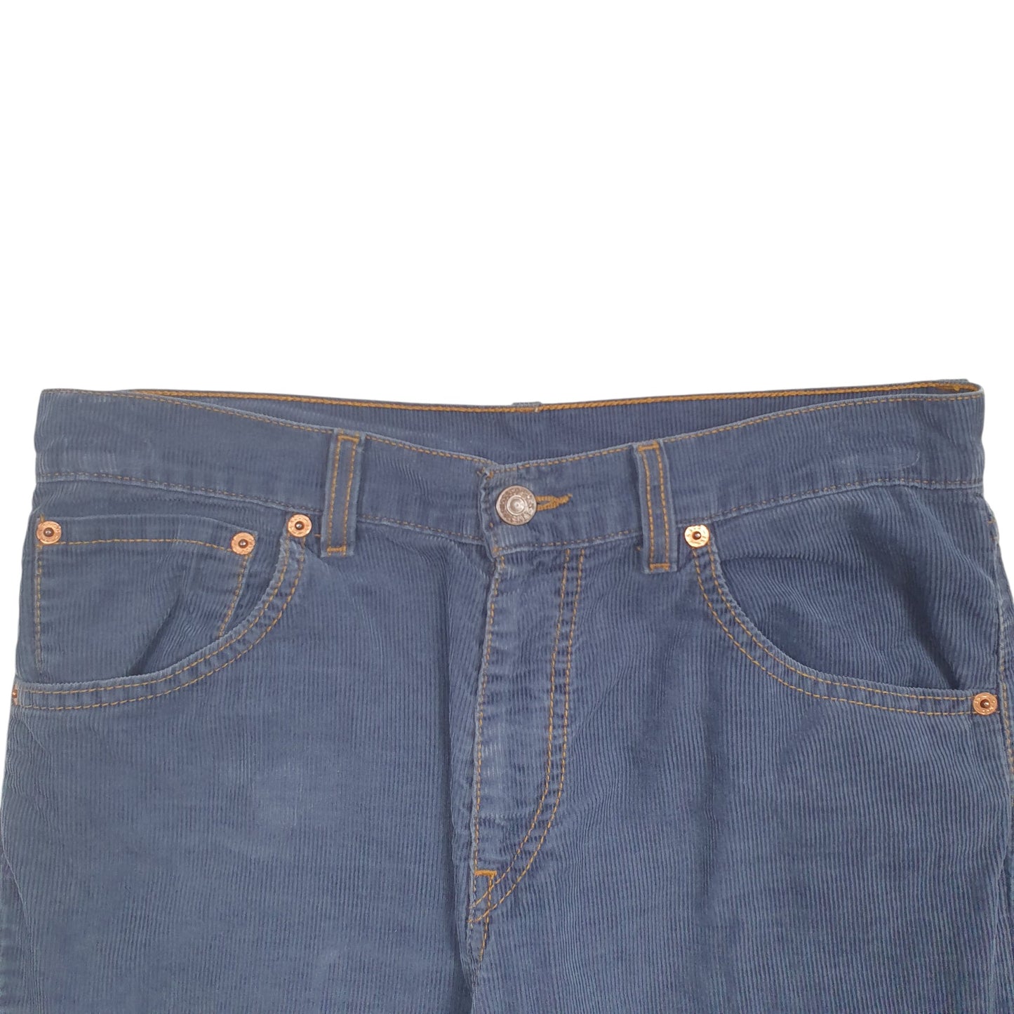 Womens Blue Levis  Corduroy Trousers