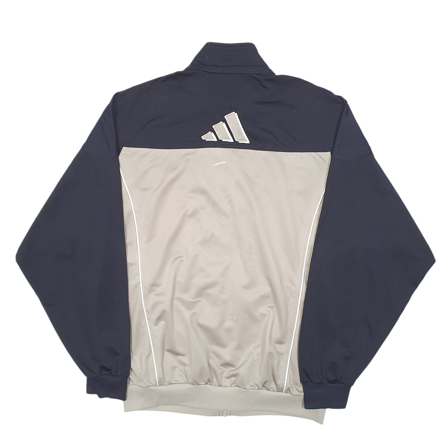 Mens Black Adidas Vintage 90s Track Top Full Zip Jumper